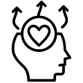 Black silhouette of a person jumping mid-air.